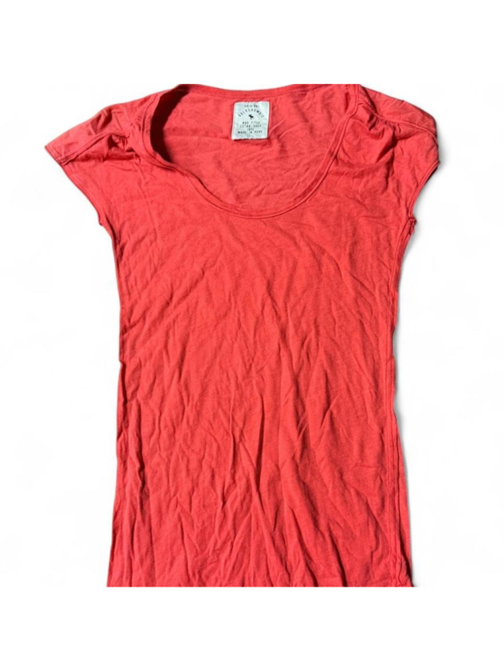 Abercrombie & Fitch red baby tee in a L #babytee #preppy